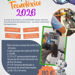 TecnoCamp Vilanova de 20/07 al 24/07 de 2026